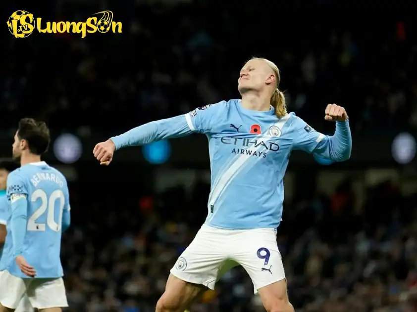 Haaland đang bùng nổ trong màu áo Man City (Ảnh: OneFootball) Haaland đang bùng nổ trong màu áo Man City